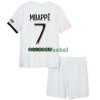 Maillot de Supporter Paris Saint-Germain Kylian Mbappé 7 Extérieur 2021-22 Pour Enfant